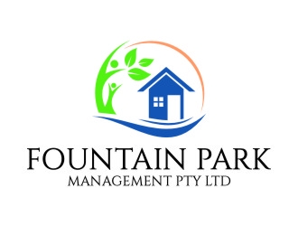 FOUNTAIN PARK MANAGEMENT PTY LTD  logo design by jetzu