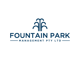 FOUNTAIN PARK MANAGEMENT PTY LTD  logo design by denfransko