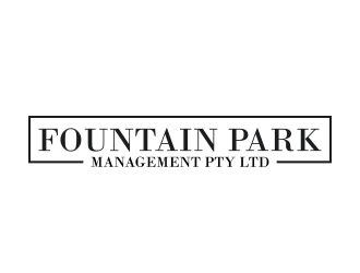 FOUNTAIN PARK MANAGEMENT PTY LTD  logo design by MarkindDesign