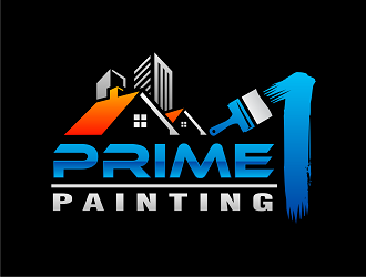 Prime 1 Painting  logo design by haze