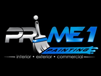 Prime 1 Painting  logo design by Suvendu