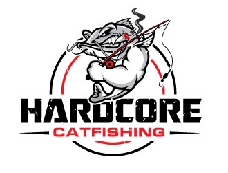 Hardcore Catfishing logo design by invento