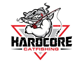 Hardcore Catfishing logo design by invento