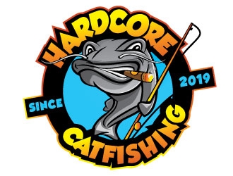 Hardcore Catfishing logo design by Conception