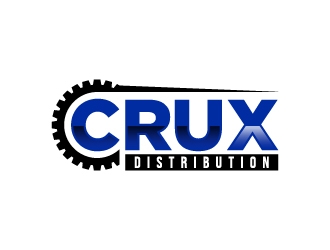 Crux Distribution logo design by mewlana