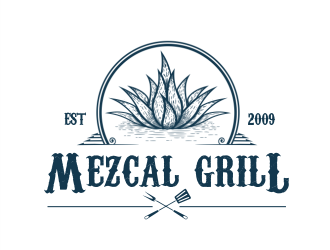 Mezcal Grill logo design by Gwerth
