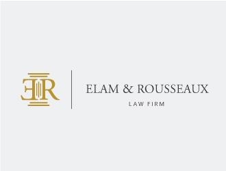 Elam & Rousseaux logo design by emberdezign
