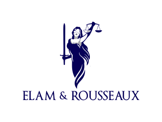 Elam & Rousseaux logo design by JessicaLopes