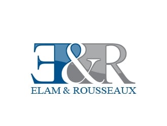 Elam & Rousseaux logo design by MarkindDesign