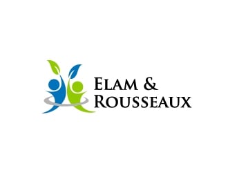 Elam & Rousseaux logo design by Marianne