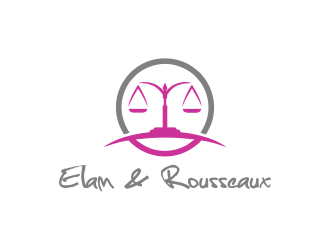 Elam & Rousseaux logo design by Gwerth
