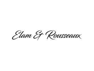 Elam & Rousseaux logo design by Greenlight