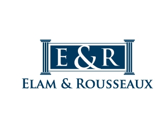 Elam & Rousseaux logo design by 35mm