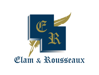 Elam & Rousseaux logo design by nona