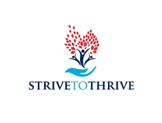 Strive to Thrive logo design by Marianne