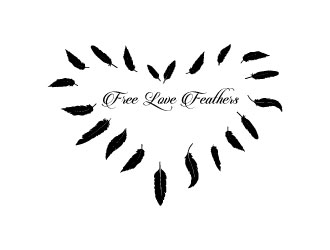 Free Love Feathers logo design by Erasedink