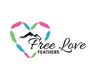 Free Love Feathers logo design by PMG