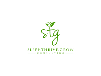 Sleep.Thrive.Grow Consulting logo design by jancok