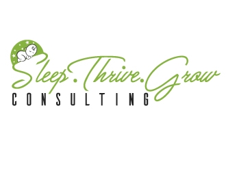 Sleep.Thrive.Grow Consulting logo design by aryamaity
