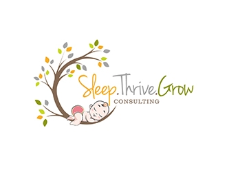 Sleep.Thrive.Grow Consulting logo design by XyloParadise