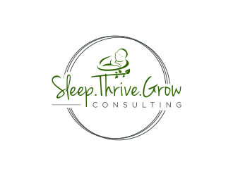 Sleep.Thrive.Grow Consulting logo design by haidar