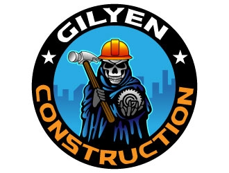 Gilyen Construction logo design by Suvendu