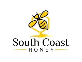 South Coast Honey logo design by ruki