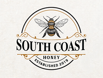 South Coast Honey logo design by Optimus