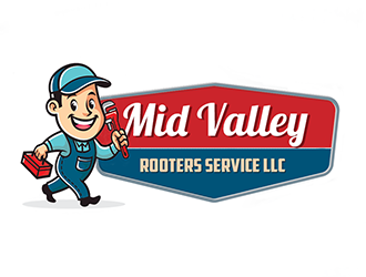 Mid Valley Rooters Service LLC logo design by Optimus