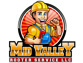 Mid Valley Rooters Service LLC logo design by uttam