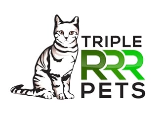 Triple R Pets logo design by DreamLogoDesign