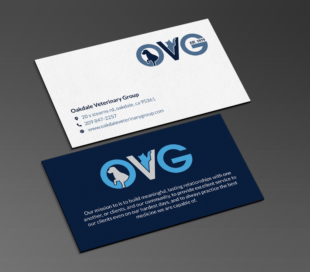 OVG / oakdale Veterinary Group  logo design by fritsB