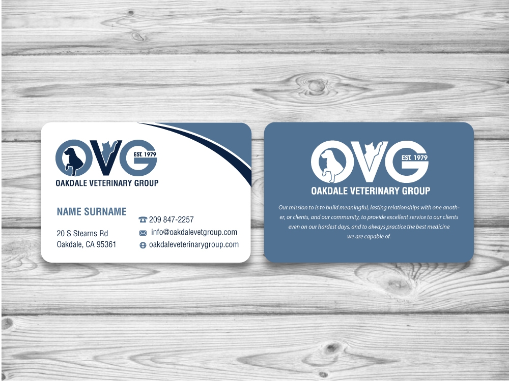 OVG / oakdale Veterinary Group  logo design by jaize