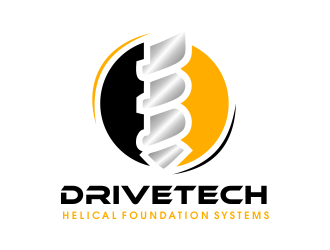 DriveTech Helical Foundation Systems logo design by JessicaLopes