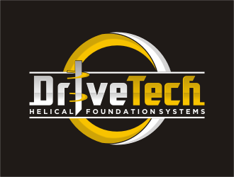 DriveTech Helical Foundation Systems logo design by bunda_shaquilla