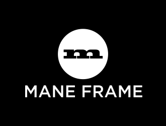 m mane frame logo design by afra_art