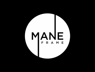m mane frame logo design by afra_art