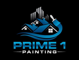 Prime 1 Painting  logo design by J0s3Ph