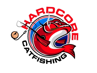 Hardcore Catfishing logo design by mawanmalvin