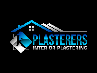 JK Plasterers. residential and commercial  logo design by cintoko