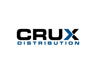 Crux Distribution logo design by labo