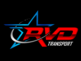 RVD Transport LLC logo design by Coolwanz