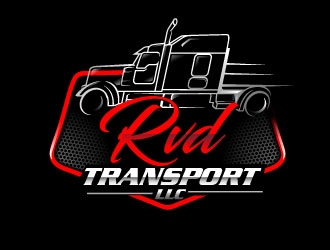 RVD Transport LLC logo design by Suvendu