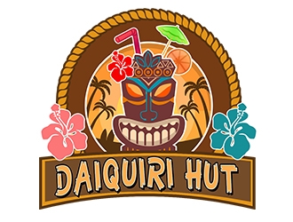 Daiquiri Hut  logo design by PrimalGraphics
