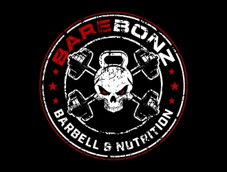 BareBonz Barbell & Nutrition logo design by jaize