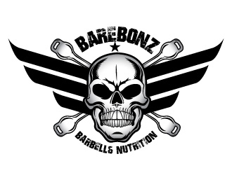 BareBonz Barbell & Nutrition logo design by usef44