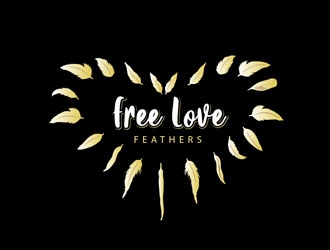 Free Love Feathers logo design by frontrunner