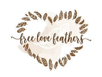 Free Love Feathers logo design by jaize