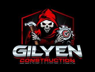 Gilyen Construction logo design by lestatic22