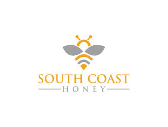South Coast Honey logo design by RIANW